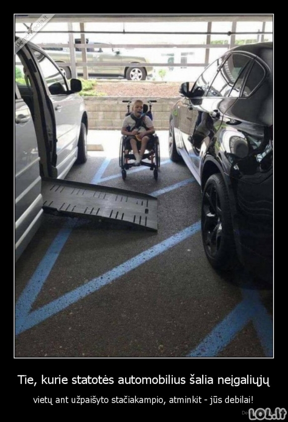 Neįgaliųjų parkavimosi vietos