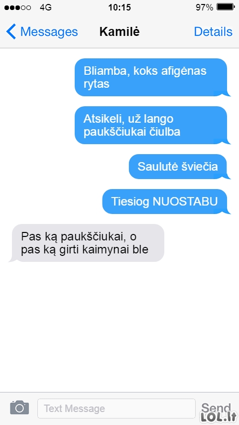 Nuostabus rytas