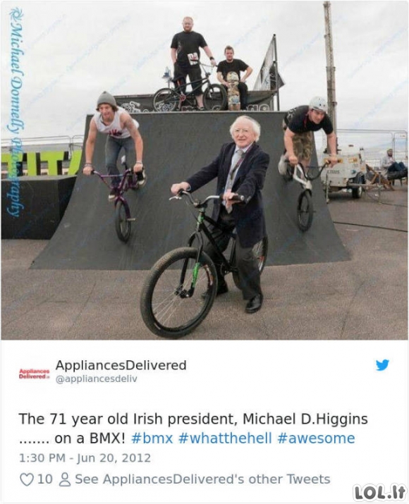 Štai kodėl žmonės Airijoje mėgsta savo prezidentą [26 paveikslėliai]