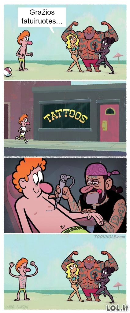 Gražios tatuiruotės