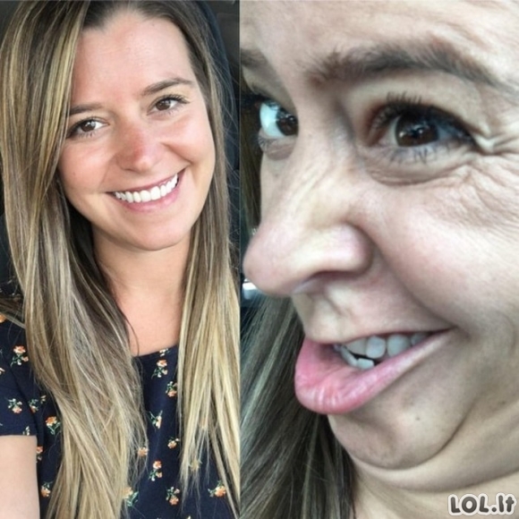 Merginų veido išraiška pakeičia visą jų įvaizdį (32 nuotraukos)