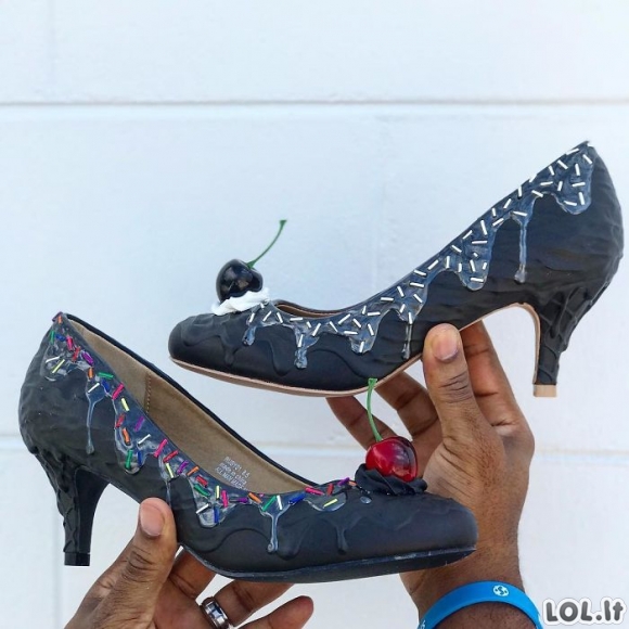 Beprotiškiausi moteriškų batų dizainai, kokius esate matę (45 nuotraukos)