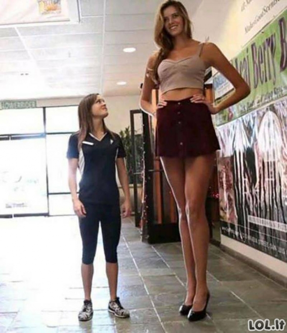 Merginos, kurios gali nustebinti kiekvieną savo ūgiu
