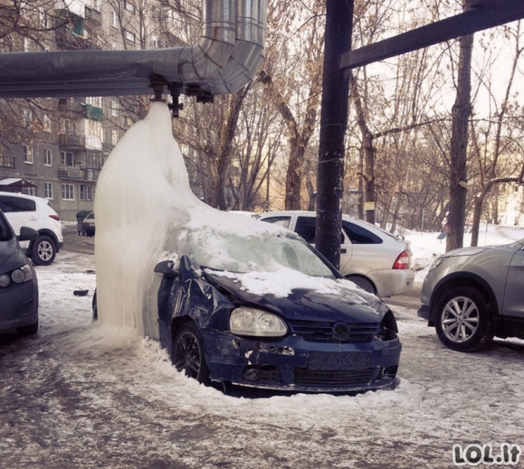 Keletas nuotraukų iš šios žiemos Rusijoje [GALERIJA]