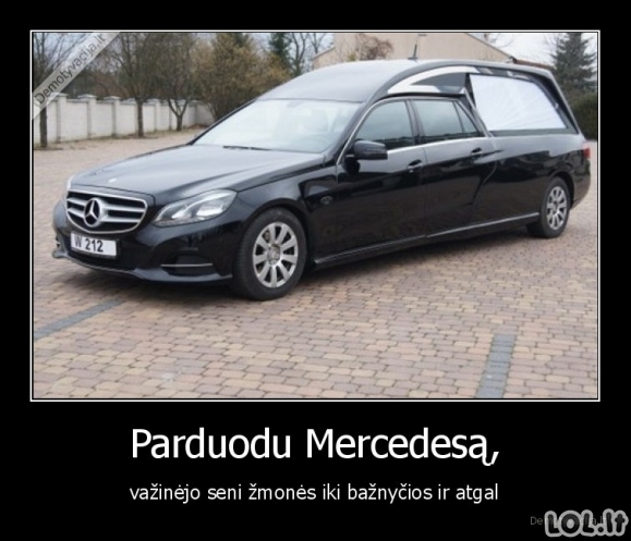 Parduodamas Mercedes
