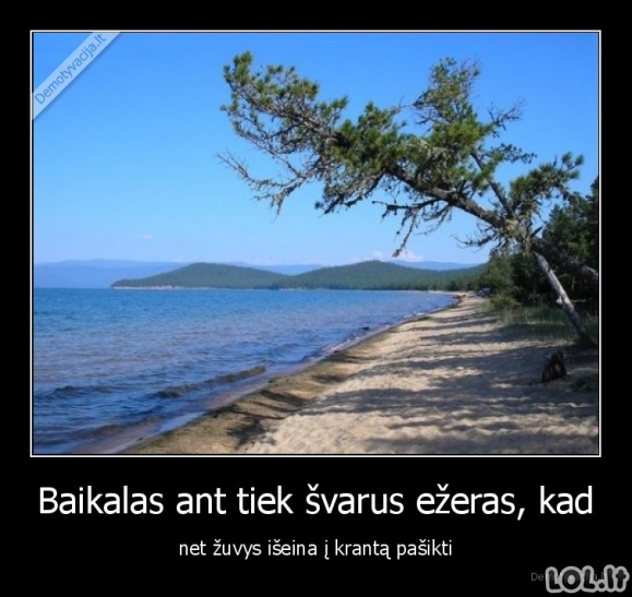 Faktas apie Baikalo ežerą