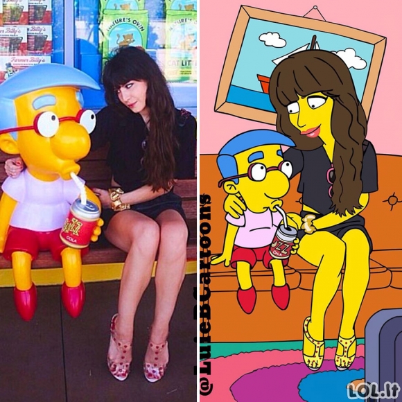 Simpsonų veikėjai realiame gyvenime [GALERIJA]