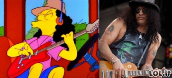 Simpsonų veikėjai realiame gyvenime