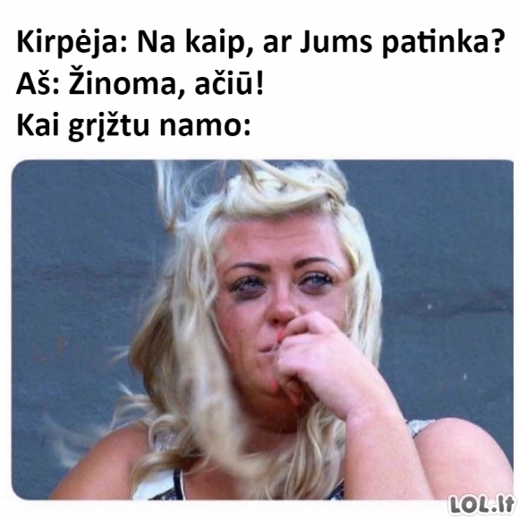 Po kirpyklos