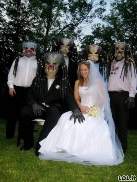 Kvailiausios vestuvinės nuotraukos, kurių geriau būtų nedėję į albumą [GALERIJA]