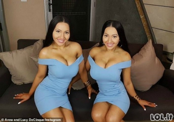 Pakvaišusios dvynės, išleidusios virš 250 tūkst. dolerių, kad būtų dar panašesnės viena į kitą ir miegančios su tuo pačiu vaikinu