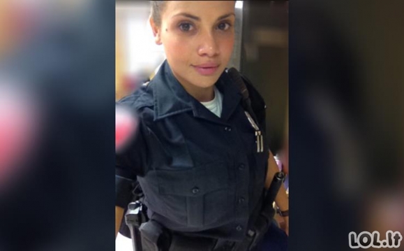 Seksualiausia policininkė pasaulyje, kurią pamatę vyrai tik ir svajoja apie antrankių uždėjimą