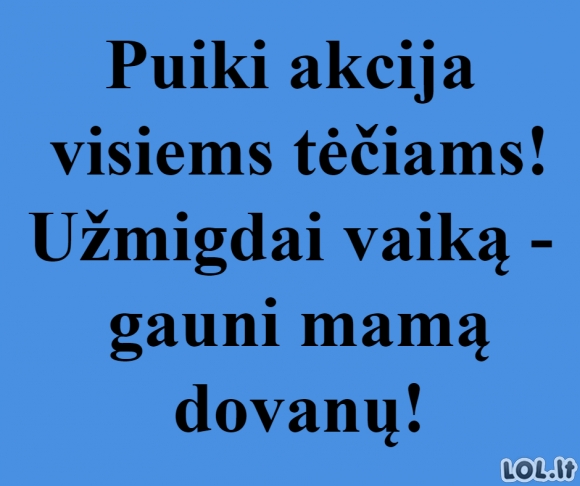 Akcija tėčiams