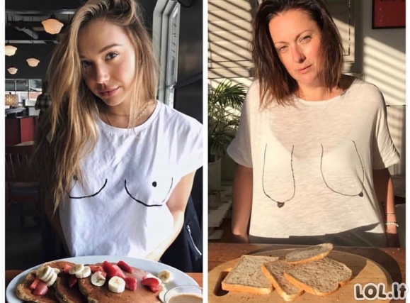 Populiariausios žinomų žmonių nuotraukos "Instagram" platformoje virsta tobulomis australų komikės parodijomis