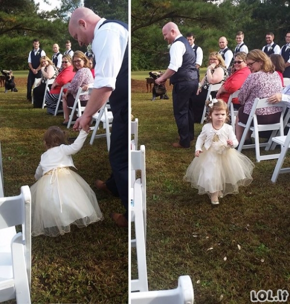 Kvailiausios nuotraukos, užfiksuotos vestuvėse