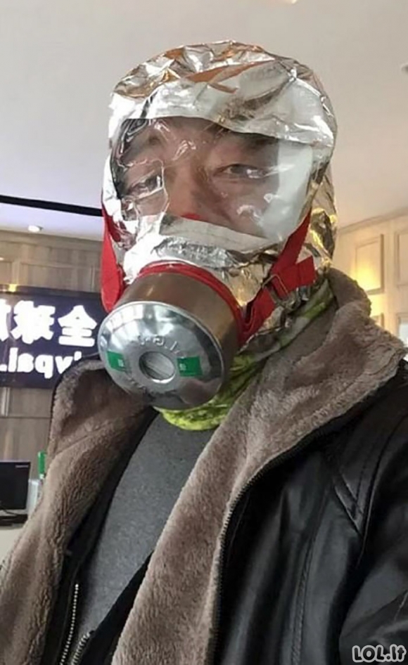 Kaip žmonės Kinijoje saugosi nuo COVID-19