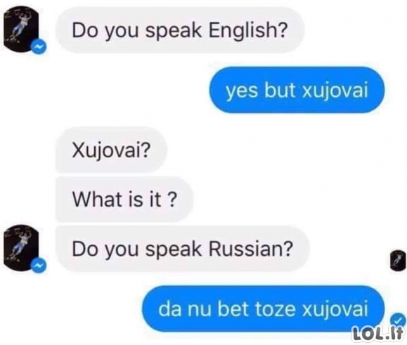 Ar kalbi angliškai?