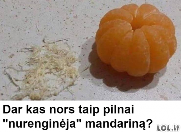 Nurengtas mandarinas