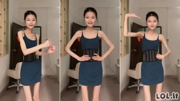 „Tikiuosi numesti daugiau svorio“: 25 kilogramus sverianti kinė išgąsdino socialinių tinklų vartotojus