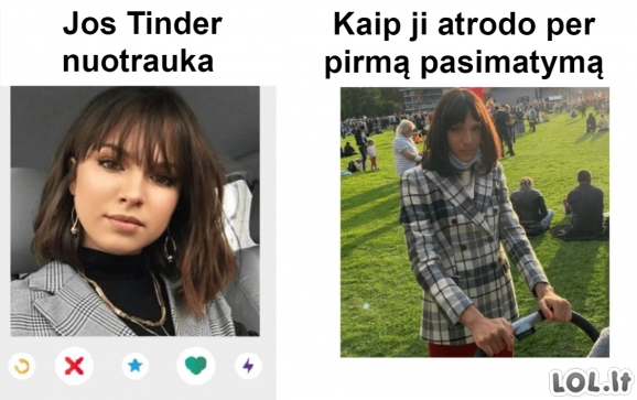 Kaip dažniausiai atrodo pirmas Tinder pasimatymas