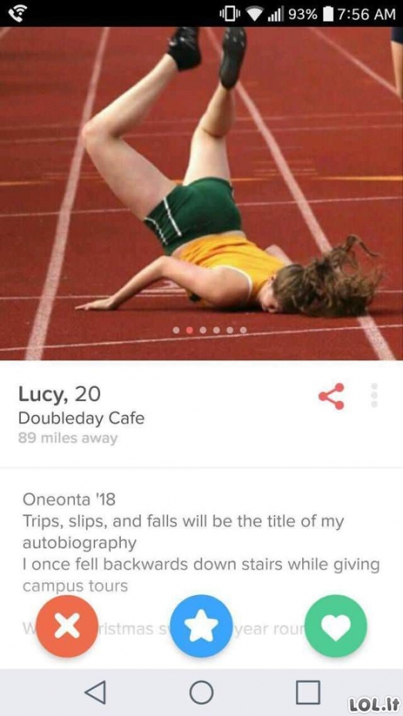 Kaip dažniausiai atrodo pirmas Tinder pasimatymas