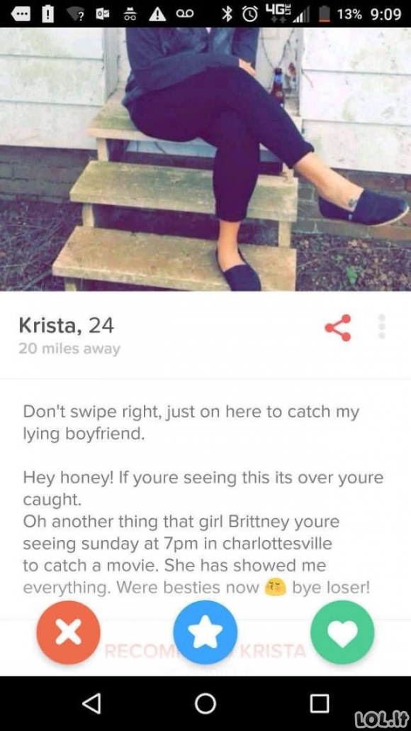 Kaip dažniausiai atrodo pirmas Tinder pasimatymas