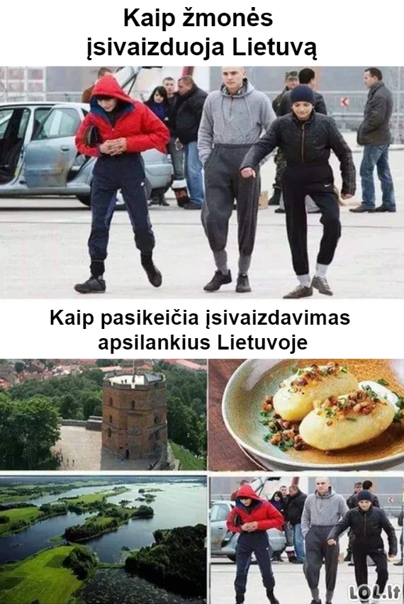 Lietuvos įsivaizdavimas prieš ir po apsilankymo joje