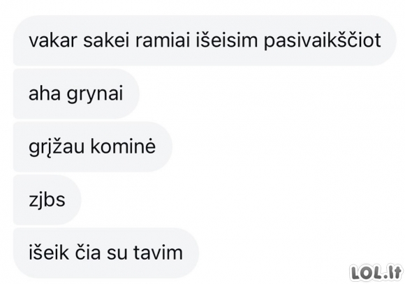 Ramūs pasivaikščiojimai