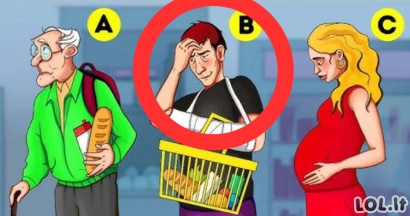 Kuris iš jų vagis: tik žmonės su aukštu IQ perpras šią mįslę per 5 sekundes!