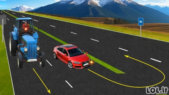 Kas pažeidžia Kelių eismo taisykles automagistralėje? Pasitikrinkite savo žinias!