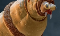 Įvairus parazitai po mikroskopu