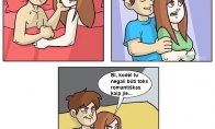 Kai stengėsi būti romantiškas su mergina