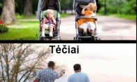 Mamos vs tėčiai