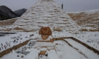 Pirmas sniegas Egipte