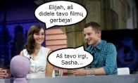 Elijah Wood ir Sasha Grey susitikimas
