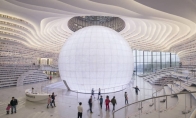 Kinijos biblioteka - tikras architektūros stebuklas
