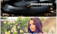 Kuo panaši mergina ir gyvatė