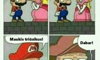Mario ir nedėkinga princesė