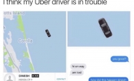 Uber vairuotojas bėdoje