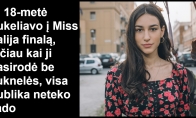 Ši 18-metė nukeliavo į Miss Italija finalą, tačiau kai ji pasirodė be suknelės, visa publika neteko žado