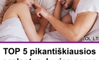 TOP 5 pikantiškiausios paslaptys, kurias poros slepia nuo kitų