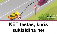 KET testas, kuris suklaidina net patyrusius: ar leidžiama atlikti šį manevrą?