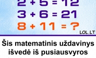 Šis matematinis uždavinys išvedė iš pusiausvyros visą internetą – ar pavyks tau atsakyti teisingai?