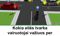 Kokia eilės tvarka vairuotojai važiuos per sankryžą? Daugelis pasitikrina – ir suklysta