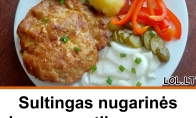 Sultingas nugarinės kepsnys – tikras namų klasikos perlas