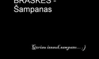 Braškės - šampanas