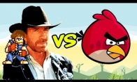 Chuck Norris vs Angry Birds 