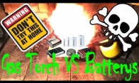 Experiment Fire Torch VS Various Types of Batterys