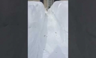 Pasivaikščiojimas sniego koridoriumi